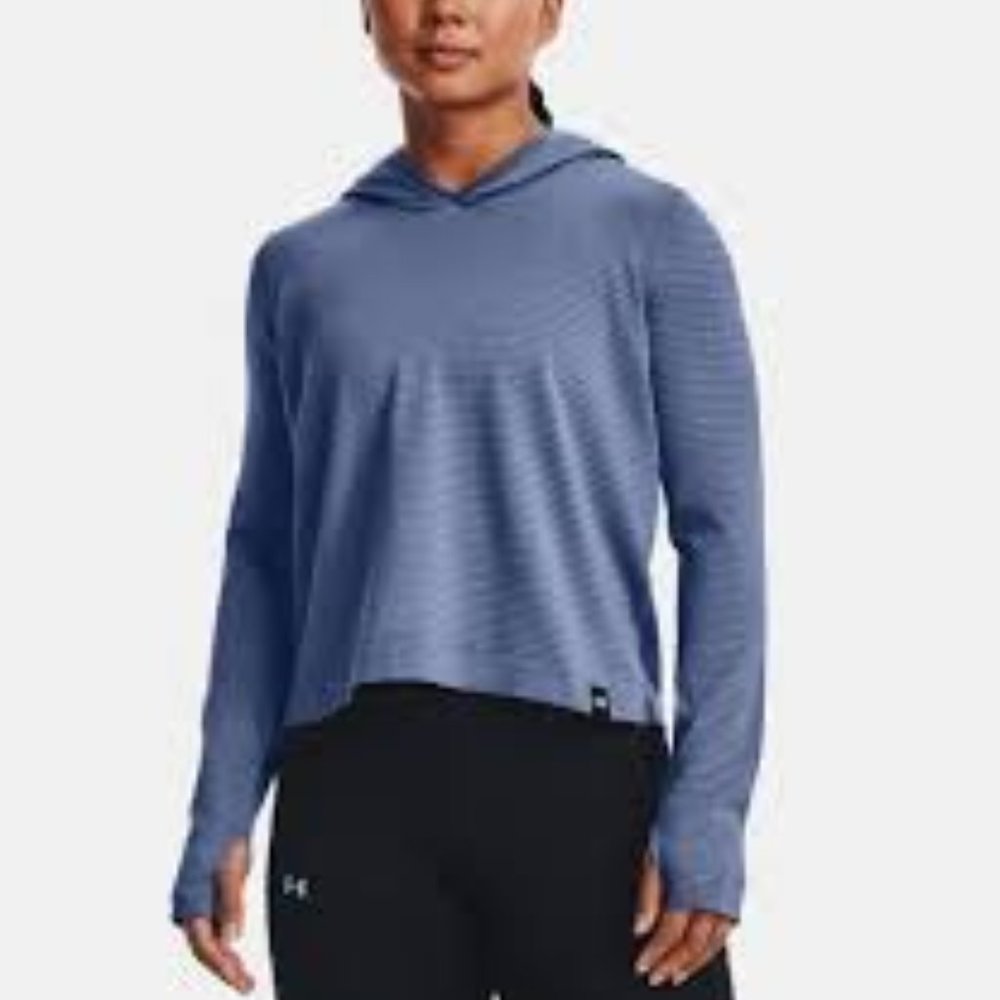 Brand New Women's Under Armor Lightweight Purple Hooded Sweatshirt